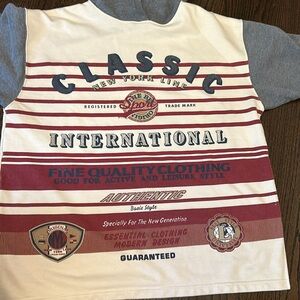 Vintage American Men's multi Hoodie medium New York line